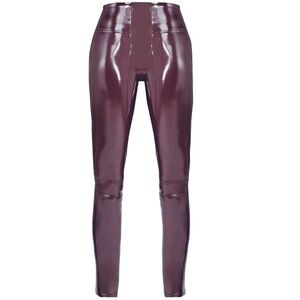NWT Spanx Ruby Faux Leather Leggings Medium